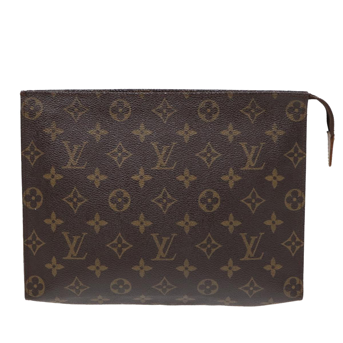 LOUIS VUITTON Monogram Poche Toilette 26 Pouch M47542 LV Auth 85212