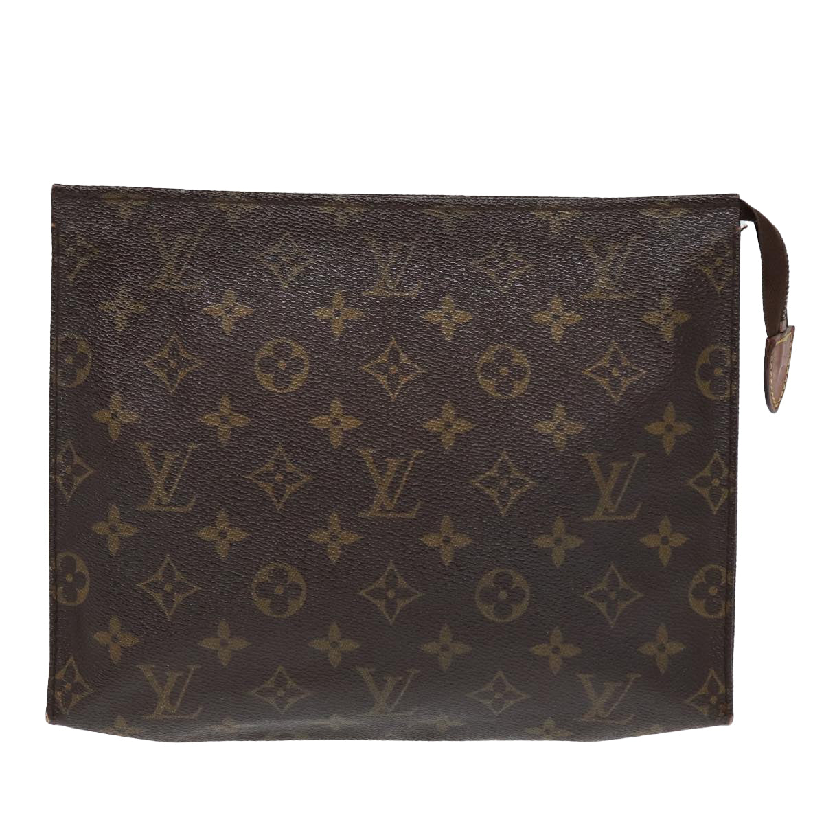 LOUIS VUITTON Monogram Poche Toilette 26 Pouch M47542 LV Auth 85213