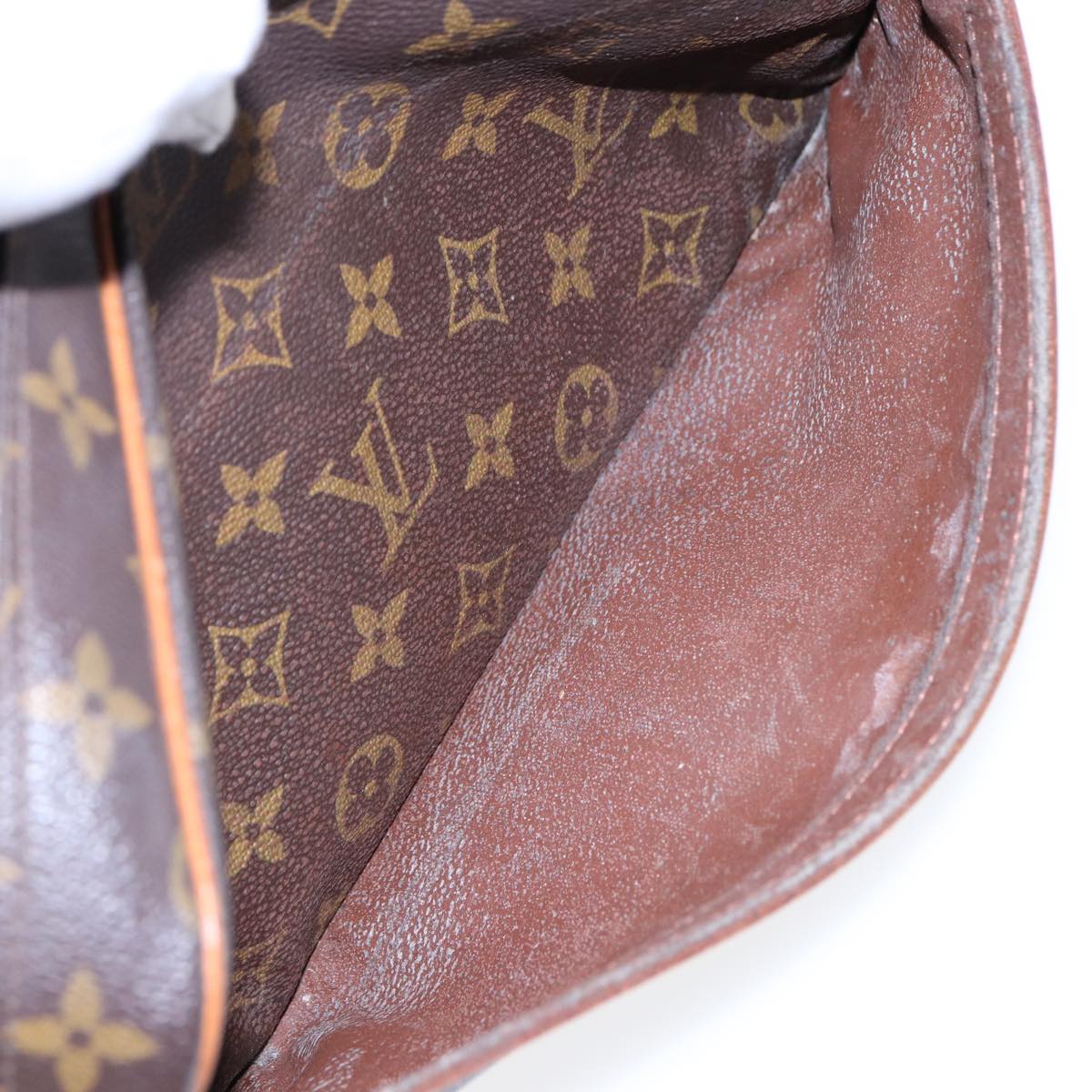 LOUIS VUITTON Monogram Compiegne 28 Clutch Bag M51845 LV Auth 85214