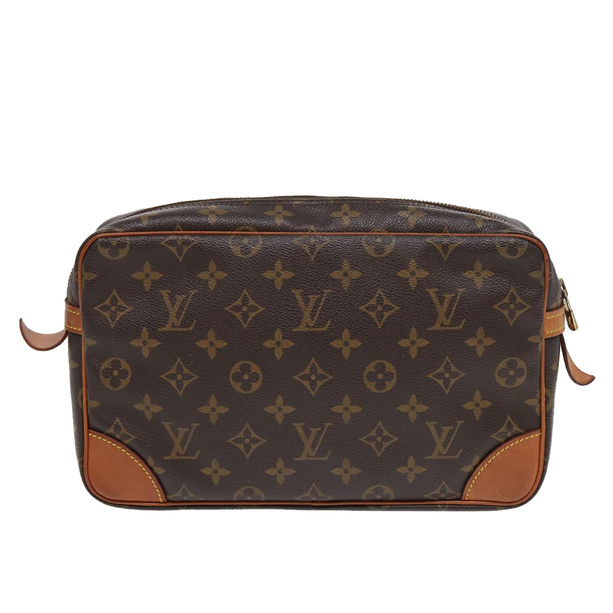 LOUIS VUITTON Monogram Compiegne 28 Clutch Bag M51845 LV Auth 85214 - 0