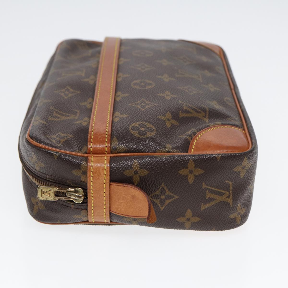 LOUIS VUITTON Monogram Compiegne 28 Clutch Bag M51845 LV Auth 85214