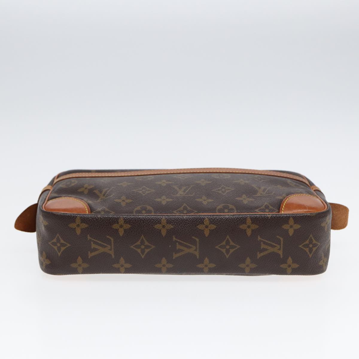 LOUIS VUITTON Monogram Compiegne 28 Clutch Bag M51845 LV Auth 85214