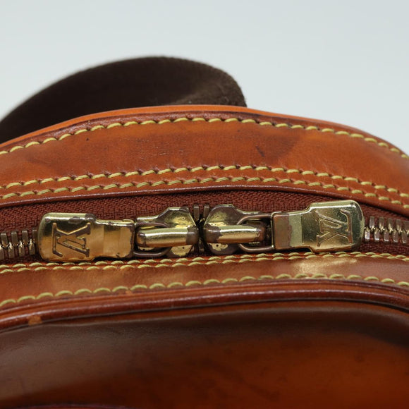 LOUIS VUITTON Nomad Pochette Gange Shoulder Bag Beige LV Auth 85215