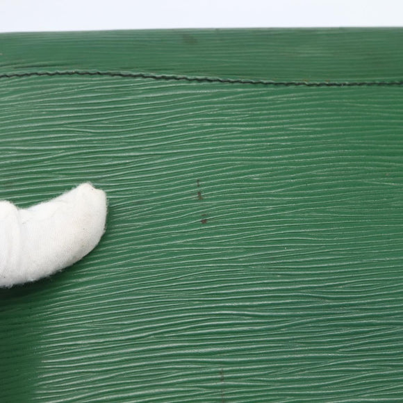 LOUIS VUITTON Epi Montaigne 23 Clutch Bag Green M52664 LV Auth 85216