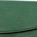 LOUIS VUITTON Epi Montaigne 23 Clutch Bag Green M52664 LV Auth 85216-13