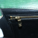 LOUIS VUITTON Epi Montaigne 23 Clutch Bag Green M52664 LV Auth 85216-16