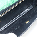LOUIS VUITTON Epi Montaigne 23 Clutch Bag Green M52664 LV Auth 85216-17