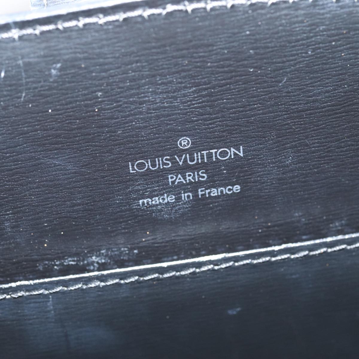 LOUIS VUITTON Epi Capuchin Shoulder Bag Black M52342 LV Auth 85220