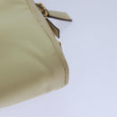 PRADA Hand Bag Nylon Gold Beige Auth 85224-9