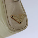PRADA Handtasche Nylon Gold Beige Auth 85224-10