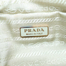 PRADA Handtasche Nylon Gold Beige Auth 85224-17