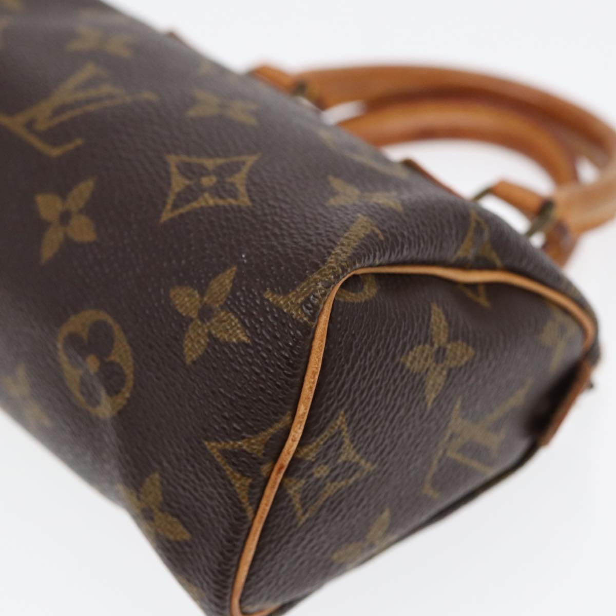 LOUIS VUITTON Monogram Mini Speedy Hand Bag M41534 LV Auth 85235