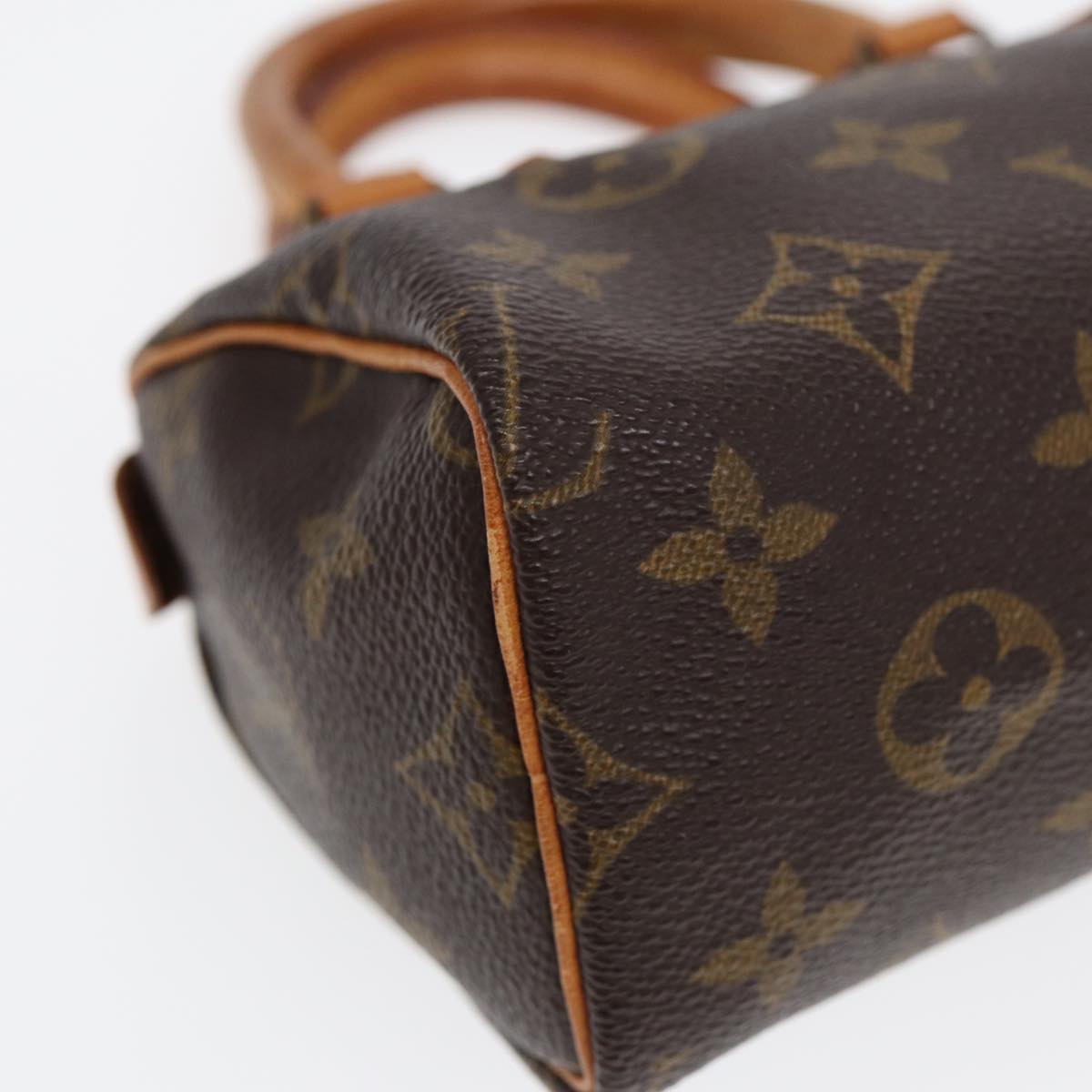 LOUIS VUITTON Monogram Mini Speedy Hand Bag M41534 LV Auth 85235