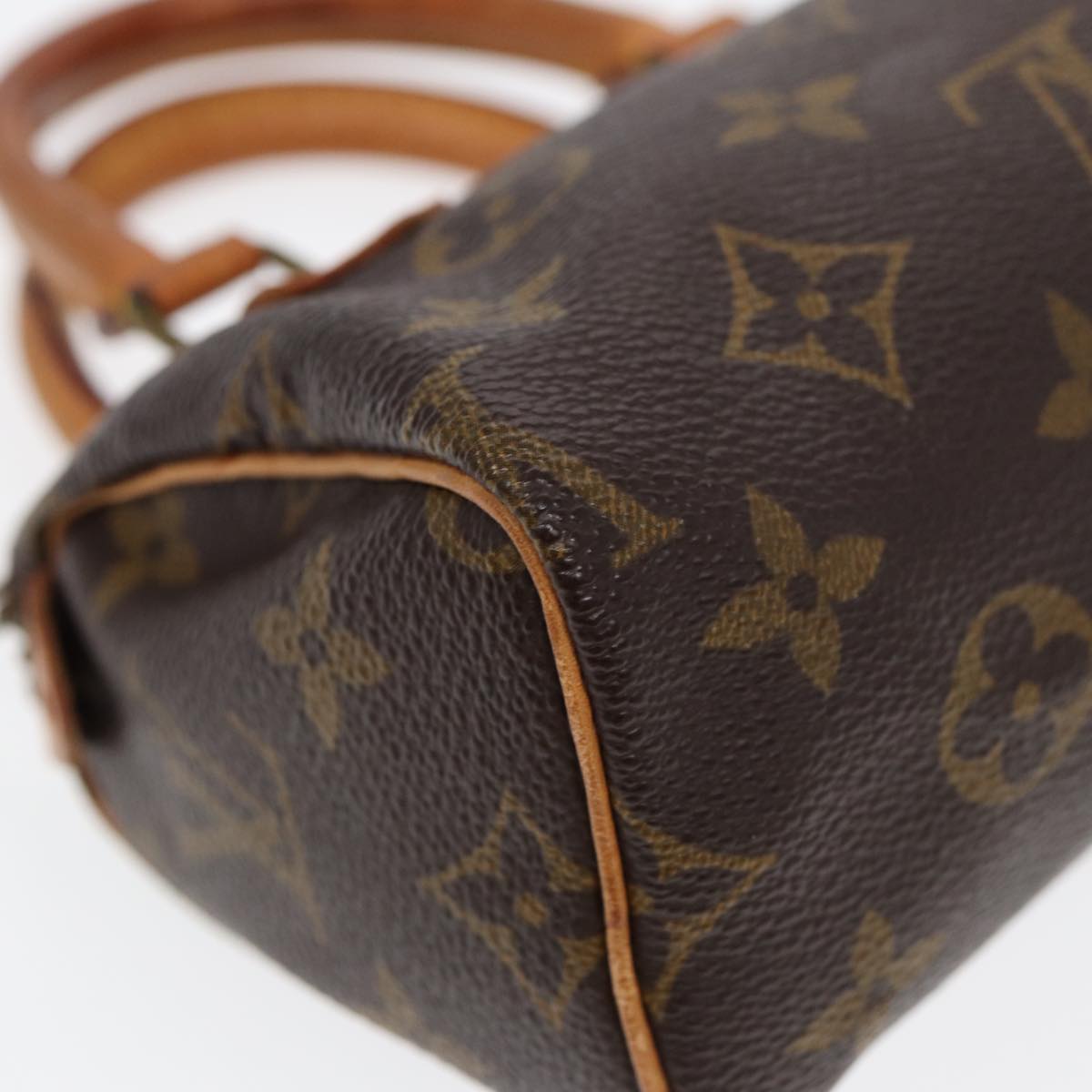 LOUIS VUITTON Monogram Mini Speedy Hand Bag M41534 LV Auth 85235