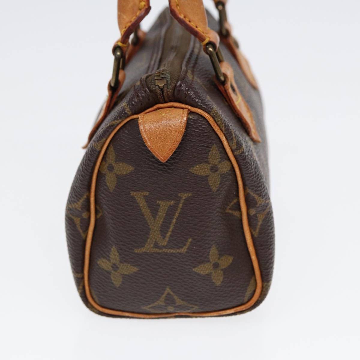 LOUIS VUITTON Monogram Mini Speedy Hand Bag M41534 LV Auth 85235