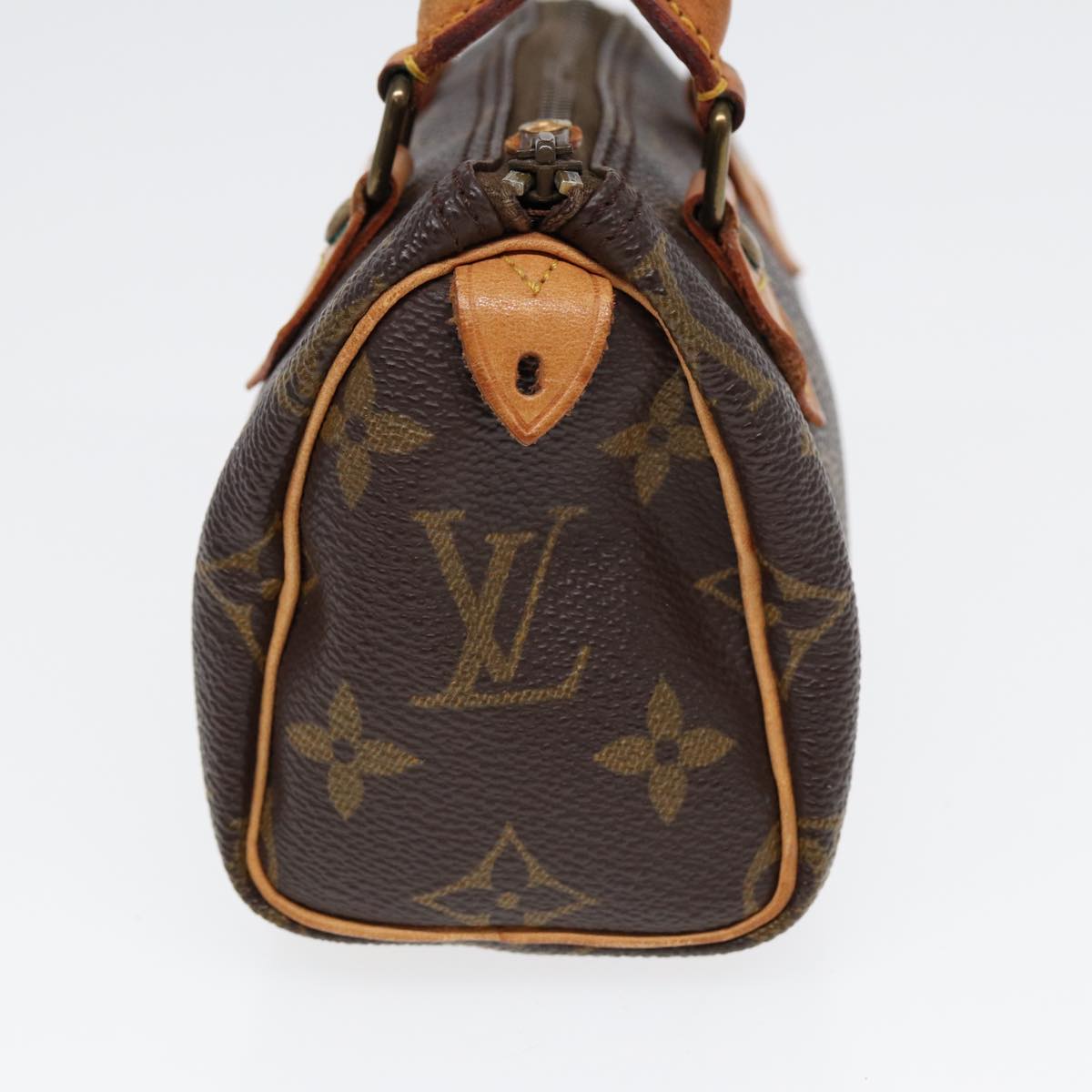 LOUIS VUITTON Monogram Mini Speedy Hand Bag M41534 LV Auth 85235