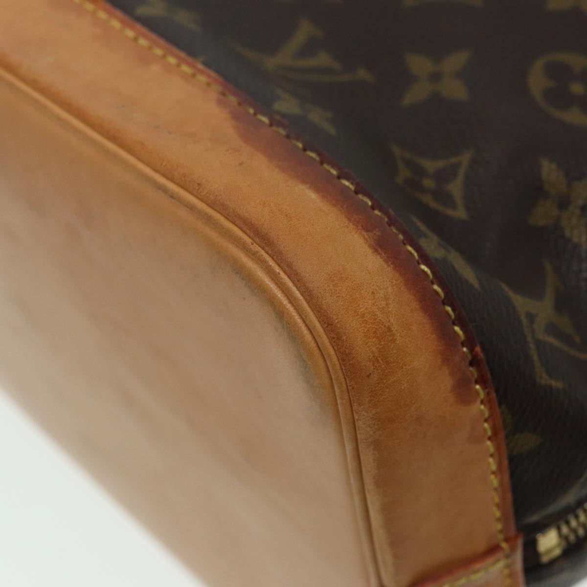 LOUIS VUITTON Monogram Alma Hand Bag M51130 LV Auth 85239