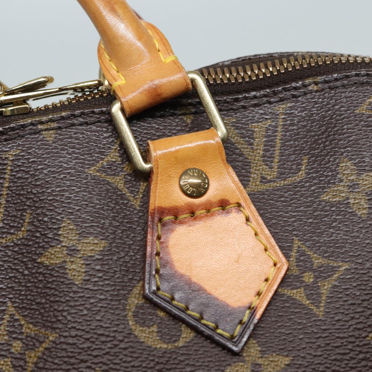 LOUIS VUITTON Monogram Alma Hand Bag M51130 LV Auth 85239