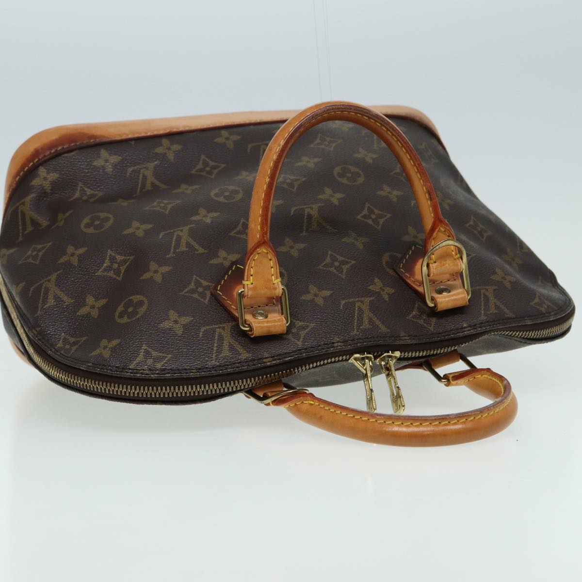 LOUIS VUITTON Monogram Alma Hand Bag M51130 LV Auth 85239