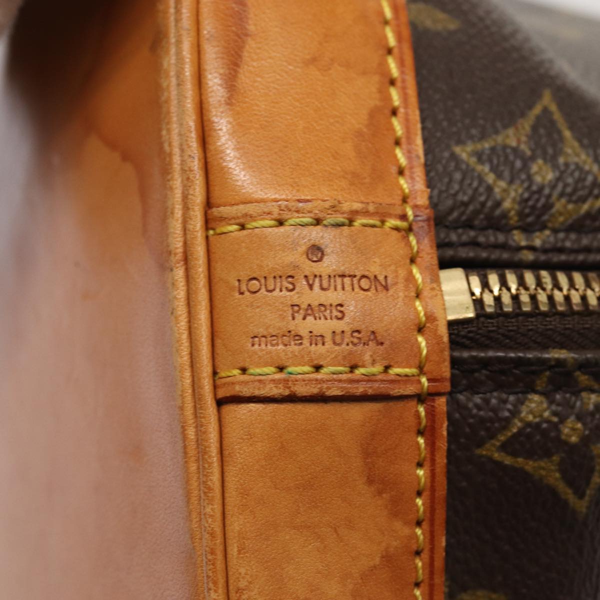 LOUIS VUITTON Monogram Alma Hand Bag M51130 LV Auth 85241