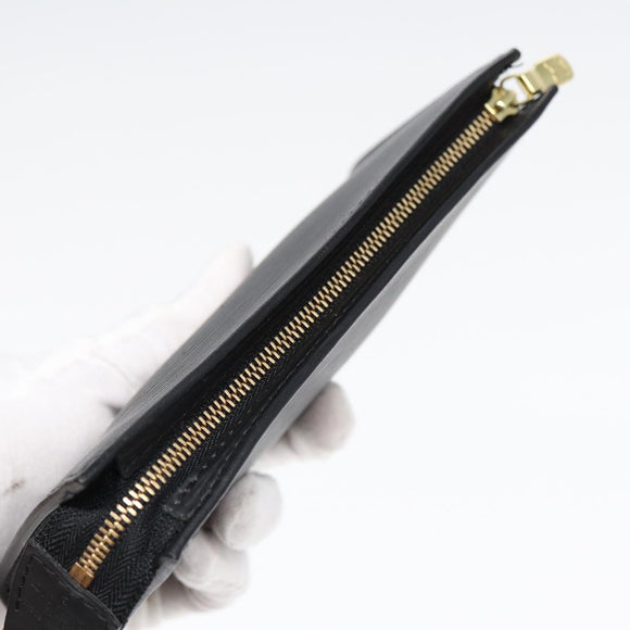 LOUIS VUITTON Epi Bucket PM Shoulder Bag Black M58992 LV Auth 85250