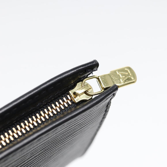 LOUIS VUITTON Epi Bucket PM Shoulder Bag Black M58992 LV Auth 85250