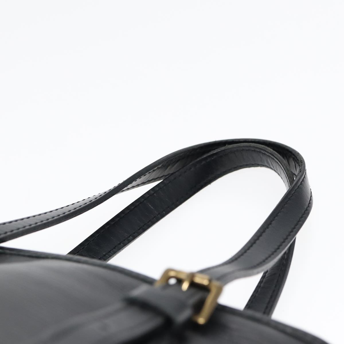 LOUIS VUITTON Epi Bucket PM Shoulder Bag Black M58992 LV Auth 85250