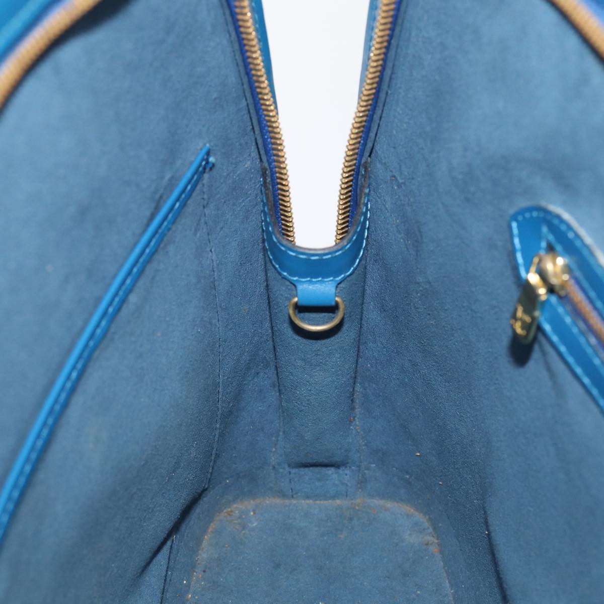 LOUIS VUITTON Epi Lussac Shoulder Bag Blue M52285 LV Auth 85254