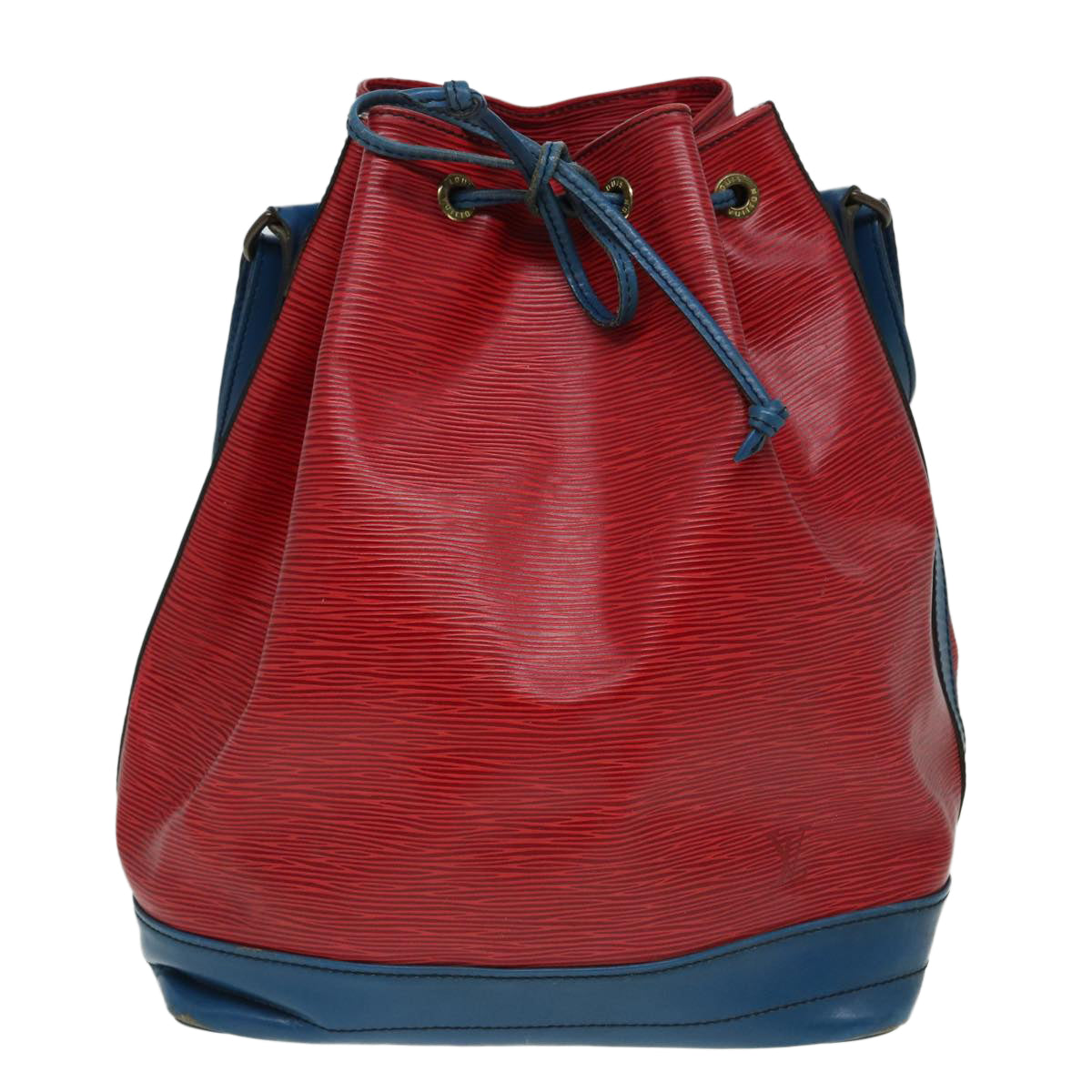 LOUIS VUITTON Epi Noe Shoulder Bag Bicolor Red Blue M44084 LV Auth 85259