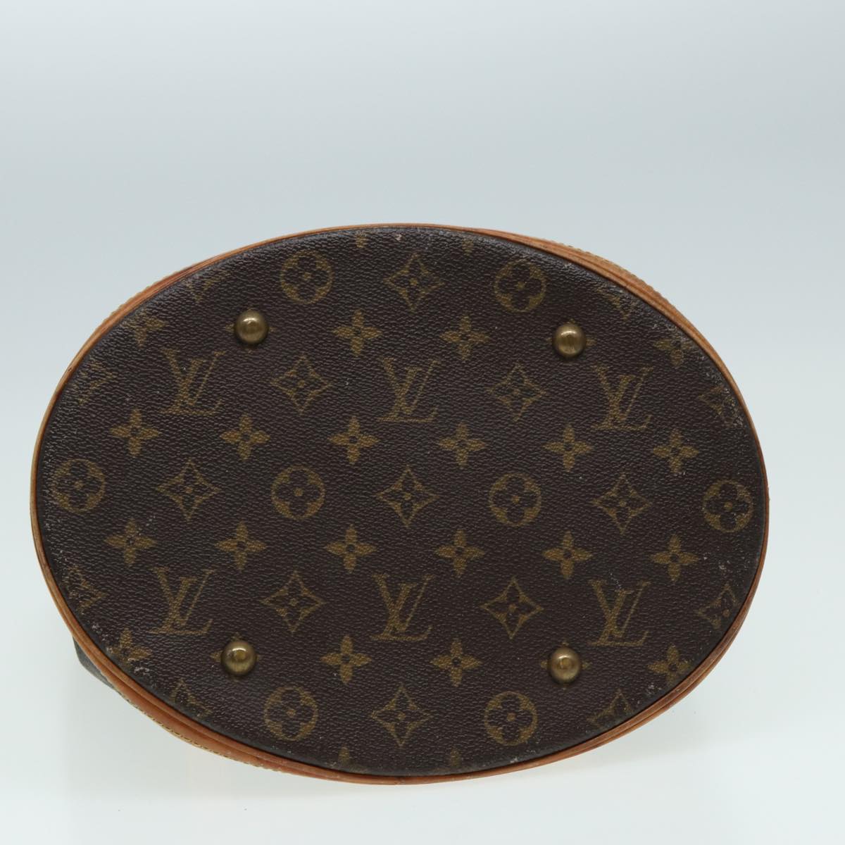 LOUIS VUITTON Monogram Bucket GM Shoulder Bag M42236 LV Auth 85263