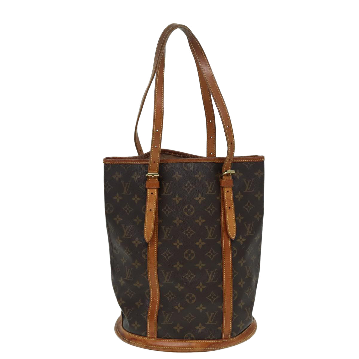 LOUIS VUITTON Monogram Bucket GM Shoulder Bag M42236 LV Auth 85263