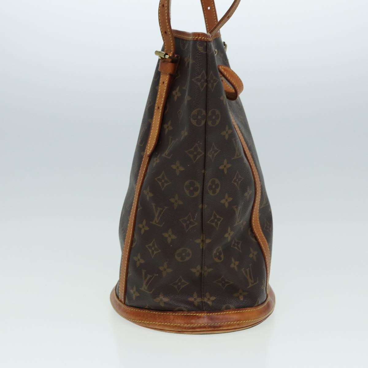 LOUIS VUITTON Monogram Bucket GM Shoulder Bag M42236 LV Auth 85263