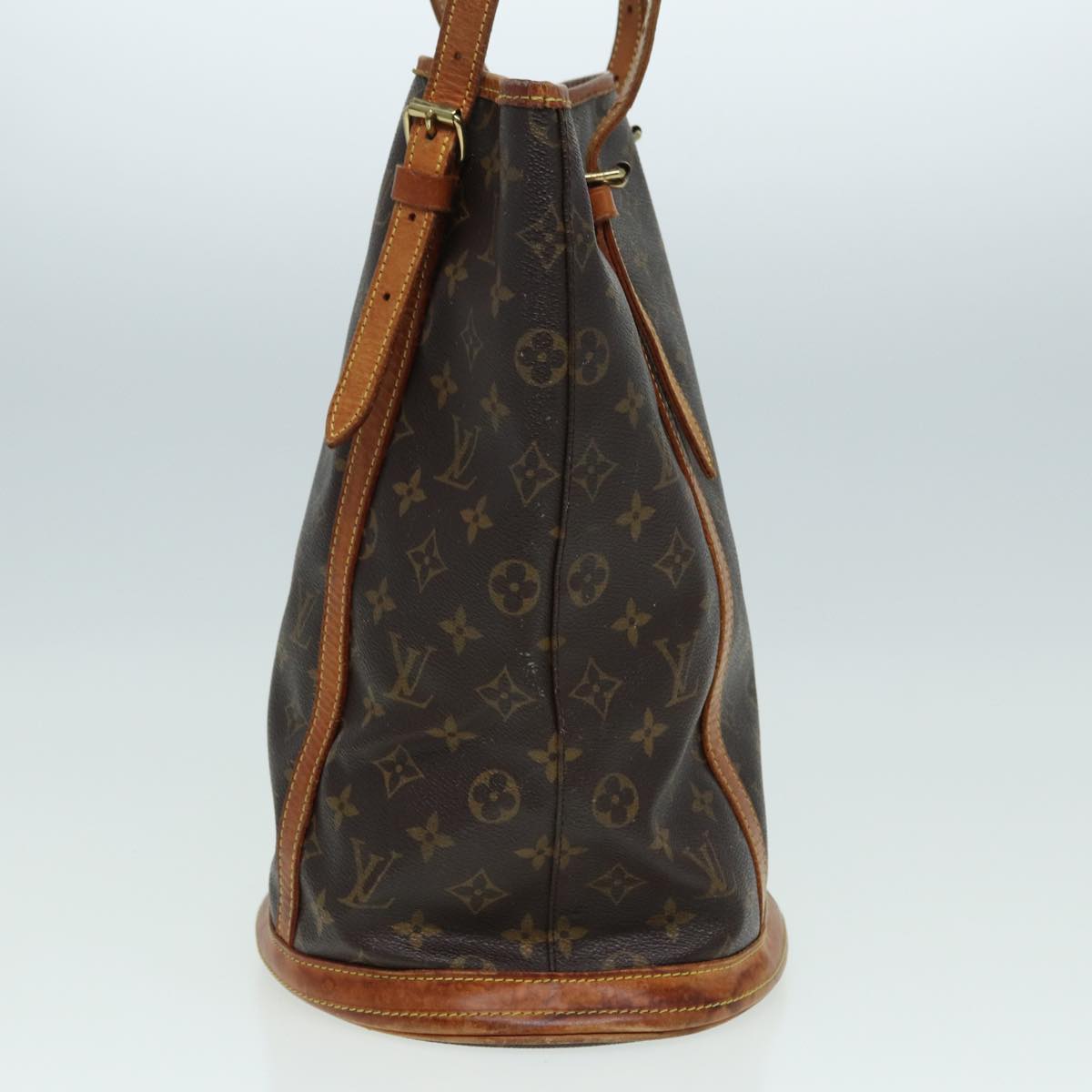 LOUIS VUITTON Monogram Bucket GM Shoulder Bag M42236 LV Auth 85263