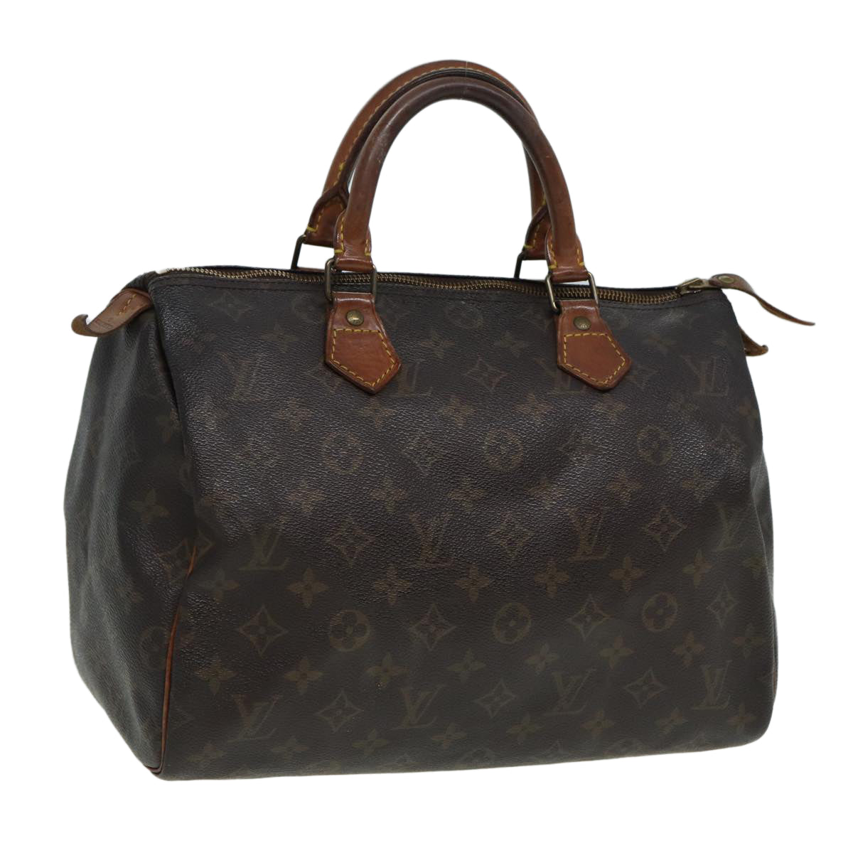 LOUIS VUITTON Monogram Speedy 30 Hand Bag M41526 LV Auth 85269