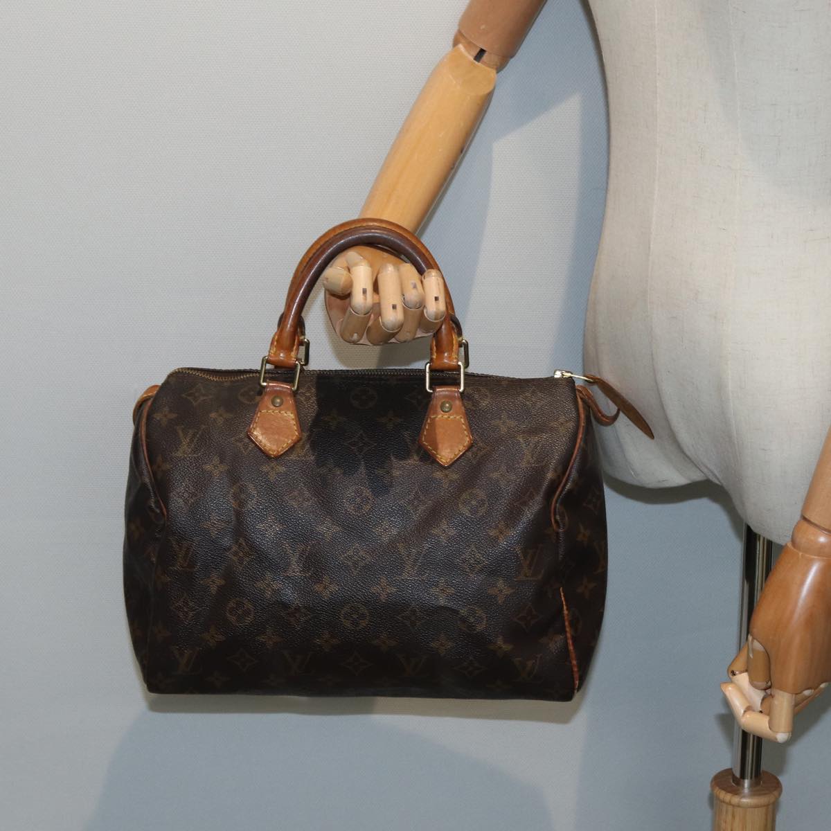 LOUIS VUITTON Monogram Speedy 30 Hand Bag M41526 LV Auth 85270