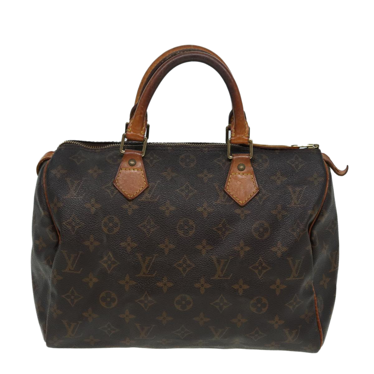 LOUIS VUITTON Monogram Speedy 30 Hand Bag M41526 LV Auth 85270