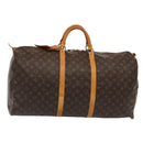 LOUIS VUITTON Monogram Keepall 60 Boston Bag M41422 LV Auth 85275-1