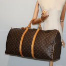 LOUIS VUITTON Monogram Keepall 60 Boston Bag M41422 LV Auth 85275-22