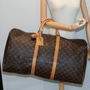 LOUIS VUITTON Monogram Keepall 60 Boston Bag M41422 LV Auth 85278-23