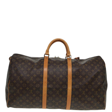 LOUIS VUITTON Monogram Keepall 60 Boston Bag M41422 LV Auth 85278 - 0