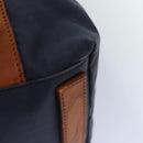 GUCCI Tote Bag Nylon Khaki Silver Auth 85282-9