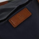 GUCCI Tote Bag Nylon Khaki Silver Auth 85282-17