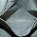 GUCCI Tote Bag Nylon Khaki Silver Auth 85282-21