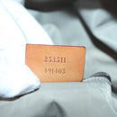 GUCCI Tote Bag Nylon Khaki Silver Auth 85282-11