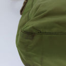 PRADA Shoulder Bag Nylon Khaki Auth 85288-15