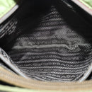 PRADA Shoulder Bag Nylon Khaki Auth 85288-22