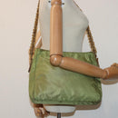 PRADA Shoulder Bag Nylon Khaki Auth 85288-23