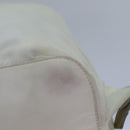 PRADA Backpack Nylon White Silver Auth 85291V-9