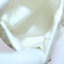 PRADA Backpack Nylon White Silver Auth 85291V-22