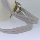 PRADA Backpack Nylon White Silver Auth 85291V-7